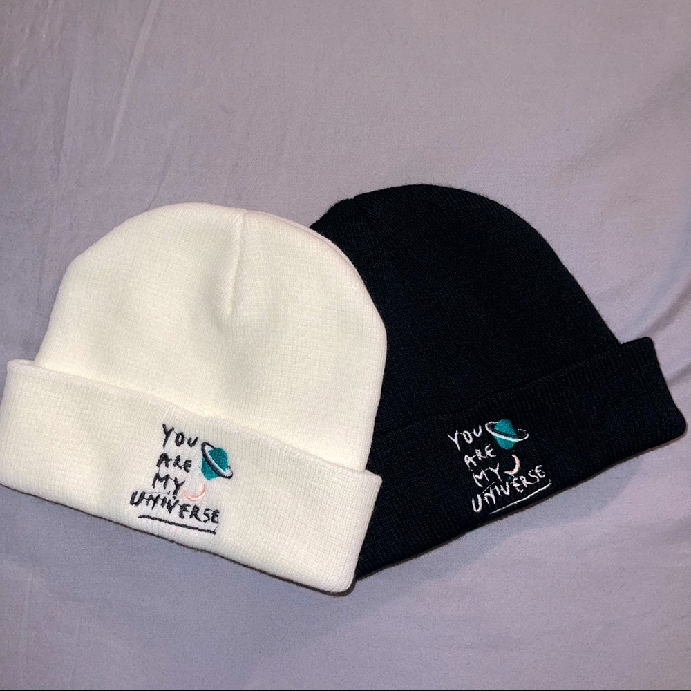 Winter Hats (Black & White) pack of 2.